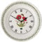 Portmeirion Home & Gifts Botanic Garden Poppy Wall Clock, Multi-Colour Colour (Multi-colour Colour,25.4 x 25.4 cm), Neutral, Earthenware