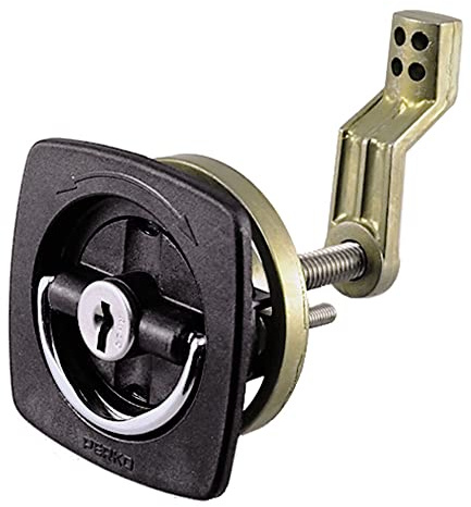 Perko 0931DP2BLK - Serratura a incasso con barra a camma regolabile
