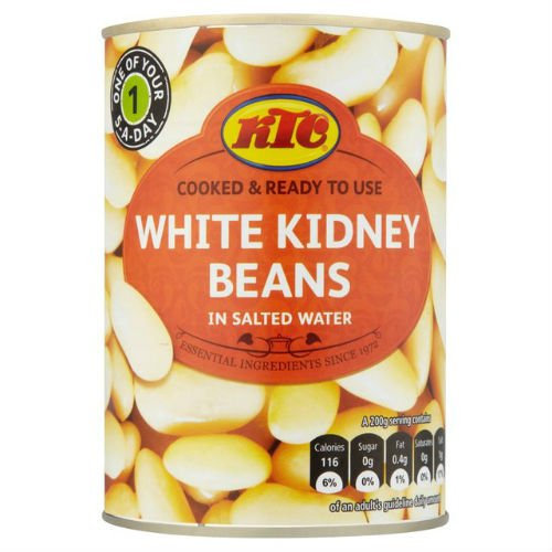 KTC Haricots blancs Drainés 240g Etui de 6