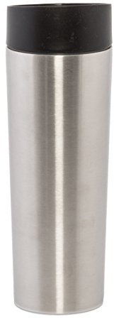 Curver 822333 Vaso Termo Living, Compuesto, Plata, 5.5x5.5x19 cm