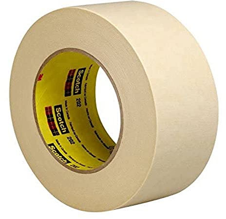 3M Scotch Papel Cinta Adhesiva 202, 24 mm x 50 m, 0,15 mm, 36 unidades, colores natural