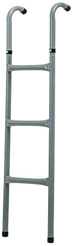 Outsunny Metal Trampoline Ladder 3 Step Outdoor Stepper for 12ft or 14ft Trampoline