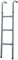 Outsunny Metal Trampoline Ladder 3 Step Outdoor Stepper for 12ft or 14ft Trampoline