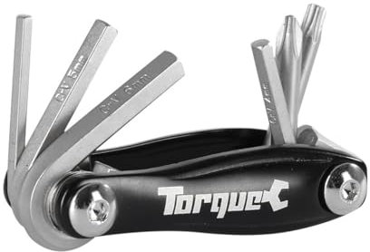Oxford Compact 6 Aluminium Body/Chrome Vanadium Tool - Black