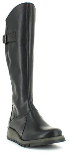 Fly London Mol 2 Boots, Stivali con Zip Donna, Nero, 39 EU