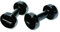 Tunturi Unisex – Erwachsene Kurzhantel Vinylbeschichtung, Schwarz, 5 kg