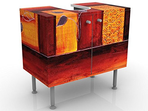 Apalis Waschbeckenunterschrank Memory 60x55x35cm Design Waschtisch, Größe:55cm x 60cm