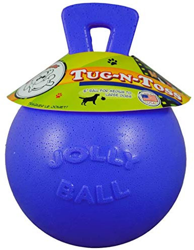 Jolly Pets JOLL047F Hundespielzeug - Tug-n-Toss, 25 cm, blau