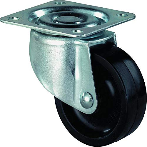 BS Rollen Lenkrolle F25, mit Platte, Durchmesser 38, B 18mm, 25kg Kunststoff