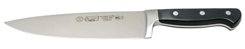 Winco 8 Chef Knife, Triple Riveted, Full Tang Forged Blade