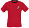 Star Trek Herren Uniforme T-Shirt, Rot (Rouge), X-Large (Herstellergröße: XL)