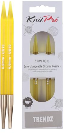 KnitPro Trendz Interchangeable Circular Needles 5 (13cm) | 6.00mm