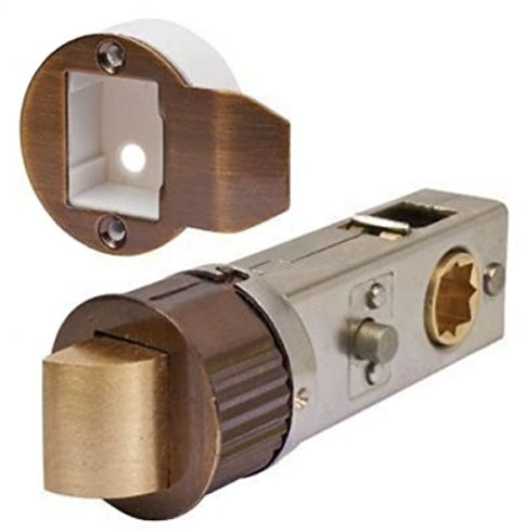 Excel DH2296 76mm Privacy Smartlatch Tubular Latch, Antique Brass