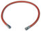 MP-Store Gasschlauch Camping, 0,8m bis 2m, Rot, 2x 1/4 (80cm), Gummi & Kunststoff, 2er Pack