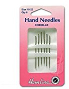 Hemline Hand Sewing Needles - Chenille size 18-22