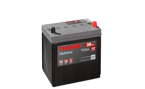 Tudor TB356 Batería de coche Tudor 35Ah 240A, Gama Technica, Apta para coches de marcas asiáticas