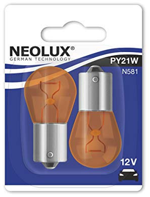 Osram 12V 21W BAU15s (gelb) Blister 2st. Neolux N581