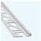 Fliesenprofil / Fliesenabschlussprofil / Trennschiene für Fliesenabschlüsse, Edelstahl, Höhe: 20 mm