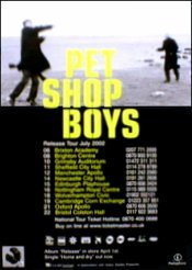 Pet Shop Boys – RELEASE Tour 2002 – 42 x 30 cm Kunstdruck/Poster