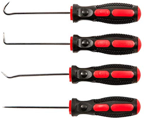 4-tlg. Hakensatz150mm, Mini Haken O-Ring Abzieher Dichtung Dichtring Simmerring