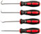 4-tlg. Hakensatz150mm, Mini Haken O-Ring Abzieher Dichtung Dichtring Simmerring