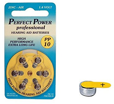 Batterien f.Hörgeräte Power Pp10