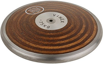 Vinex Diskuswerfen - Wurfdiskus Holz für Wettkampf und Training 0,75 kg