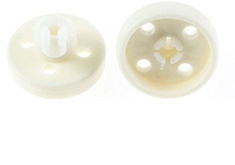 35mm Lower Basket Wheels Compatible with Bosch Hotpoint Dishwashers 2 Pack
