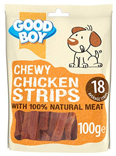 Good Boy Pawsley & Co. Chewy Chicken Strips Dog Treats, 100g