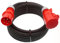 netbote24 Starkstromkabel 32A 25m mit Phasenwender H07RN-F 5x6 Starkstrom Verlängerungskabel CEE Verlängerung 16 Ampere Kabel 5x6mm2 Baustelle Werkstatt Industrie Geeignet Outdoor IP44