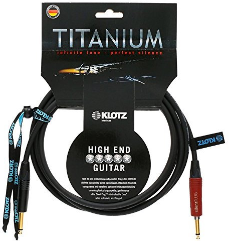 KLOTZ TITANIUM supreme gitarren kabel mit Silentplug (4,5)