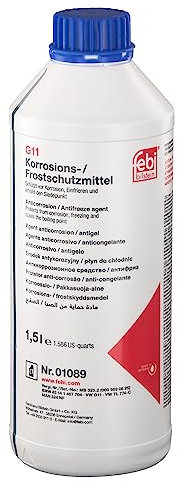 febi bilstein 01089 antigelo radiotore (blu) 1,5 litri | AUDI, BMW, FORD, FORD, MERCEDES BENZ, OPEL, SEAT, VAUXHALL, VW