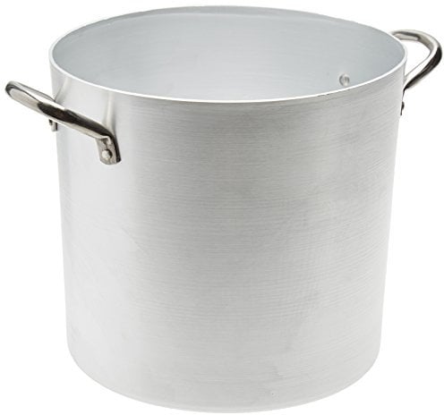 Ollas Agnelli Pan de Aluminio, con Dos Asas en Acero Inoxidable, 7.5 litros, de Plata