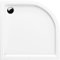 Receveur de douche 100 x 100 x 14 R55 Receveur de douche quart de cercle acrylique Coffre® EPS Support Intégré acrylique Tablier stable Sound®