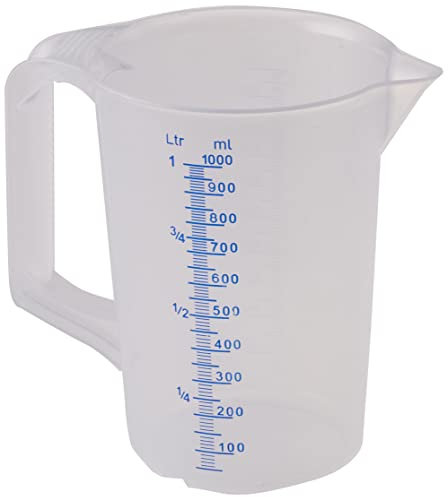 Gilberts - Jarra medidora (0,5 L, plástico), 1 L