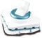 BLACK+DECKER Steam-Mop Delta Head Surface Cleaner with 2 Microfibre Pads, FSMHDA-XJ