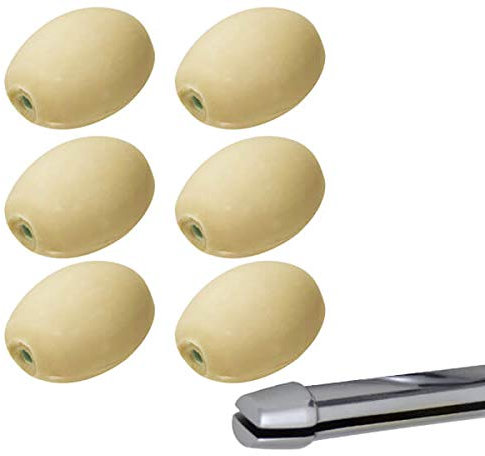 Provendi Savon Lait d'amande Rotatif (Lot de 6) - Recharge à Clip. (Porte Savon Non Inclus)