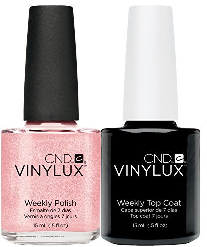 CND Vinylux Grapefruit Sparkle plus Top Coat 15 ml, 1er Pack (1 x 30 ml)