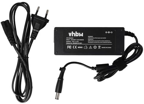 vhbw Adaptateur Secteur Compatible avec HP Pavilion dv7-1200, dv7-2000, dv7-2100, G32, G4, G42, G50, G56, G6, G60 Ordinateur Portable Notebook, 90 W