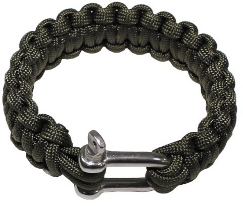 MFH Armband Paracord Breite 2.3cm, oliv, L