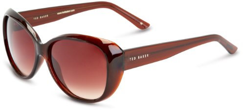 Ted Baker Damen Avignon Groß Sonnenbrille, Brown