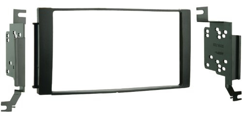 Metra Electronics 95-7325B Car Stereo Double DIN Kit Radio Install Dash Kit Combo for Santa Fe (Black)