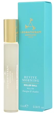 Aromatherapy Associates Revive Morning Roller Ball. Premium Blend of Neroli and Grapefruit Essential Oils to Reset and Refresh on the Go (0.34 fl oz)