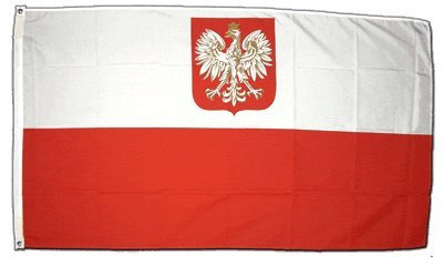Drapeau Pologne Aigle - 60 x 90 cm