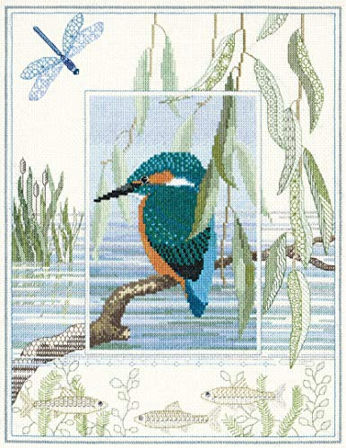 Bothy Threads Kreuzstich-Set Tierwelt – Eisvogel, 26.9x34.2cm, DWWIL1, Zählmuster