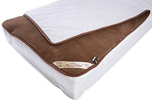 Naturhaar Unterbett 100% Merino Wolle 140 x 200cm Kamelwolle Schurwolle Matratzenauflage Elegance Light Neuseeland