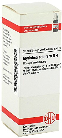 MYRISTICA SEBIFERA D 4 Dilution 20 ml