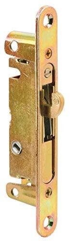 Schiebetür Glas Terrasse Einsteckschloss Riegel mit 45 ° Keilnut und Sicherheit Adapter Platte, 5–1//10,2 cm Schraublöcher