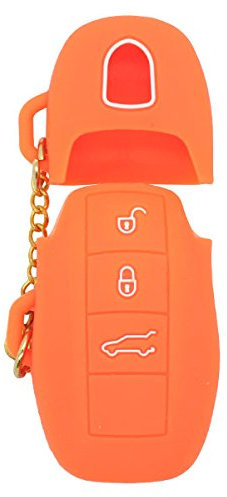 fassport Silikon Cover Skin Jacke für Porsche 3 Tasten Fernbedienung Schlüssel cv2920