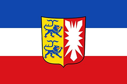 magFlags Flagge: XXL Schleswig-Holstein | Querformat Fahne | 3.375m² | 150x225cm » Fahne 100% Made in Germany